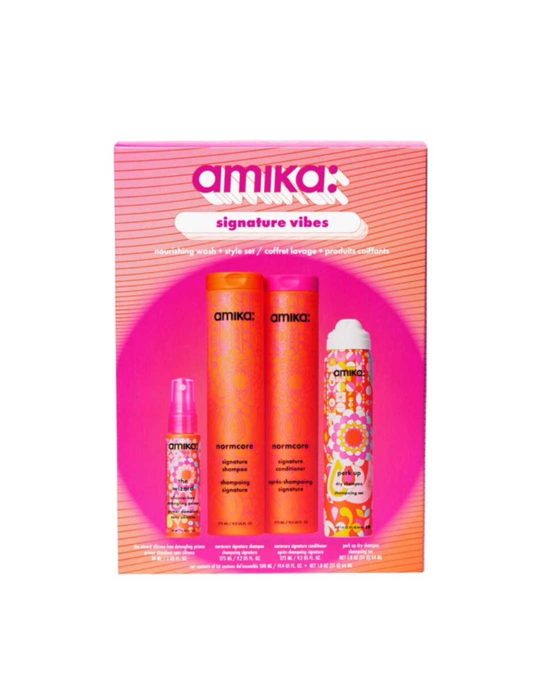 Signature Vibes Nourishing Wash + Style Set Kit